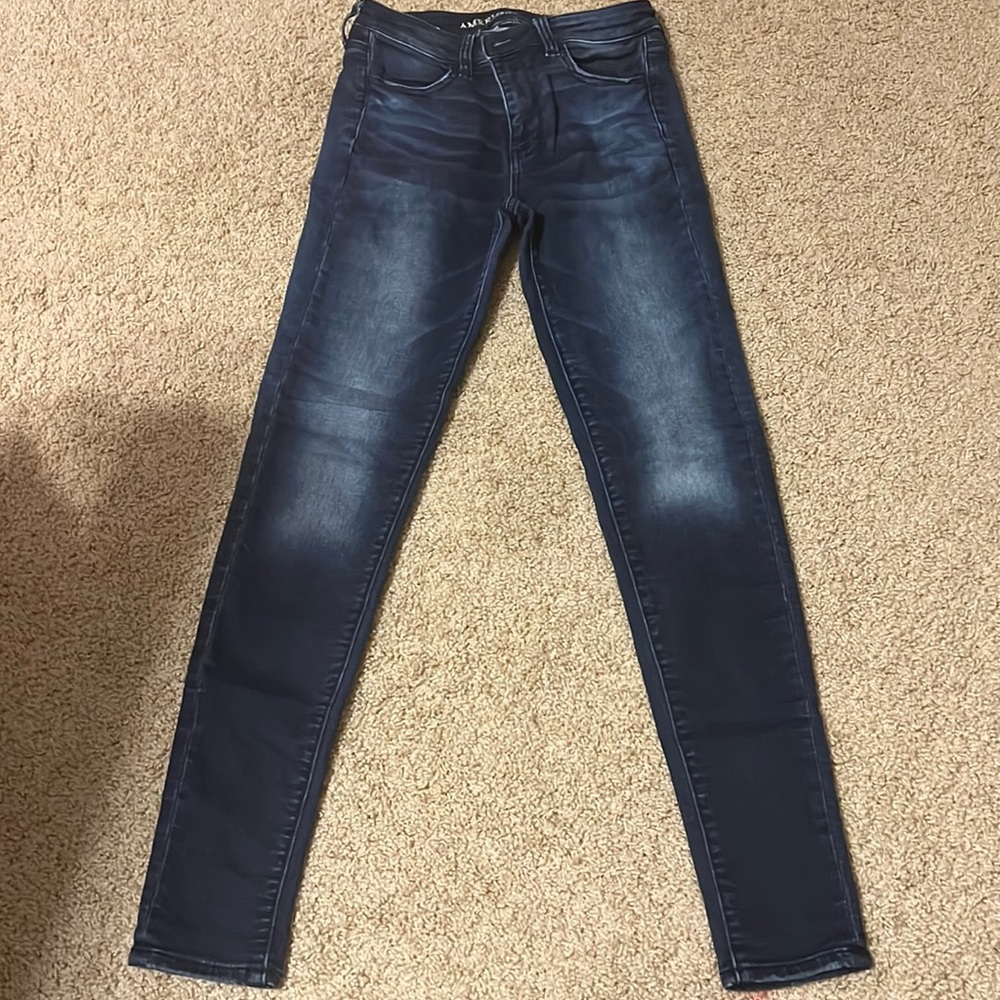 AE super stretch high rise jeggings